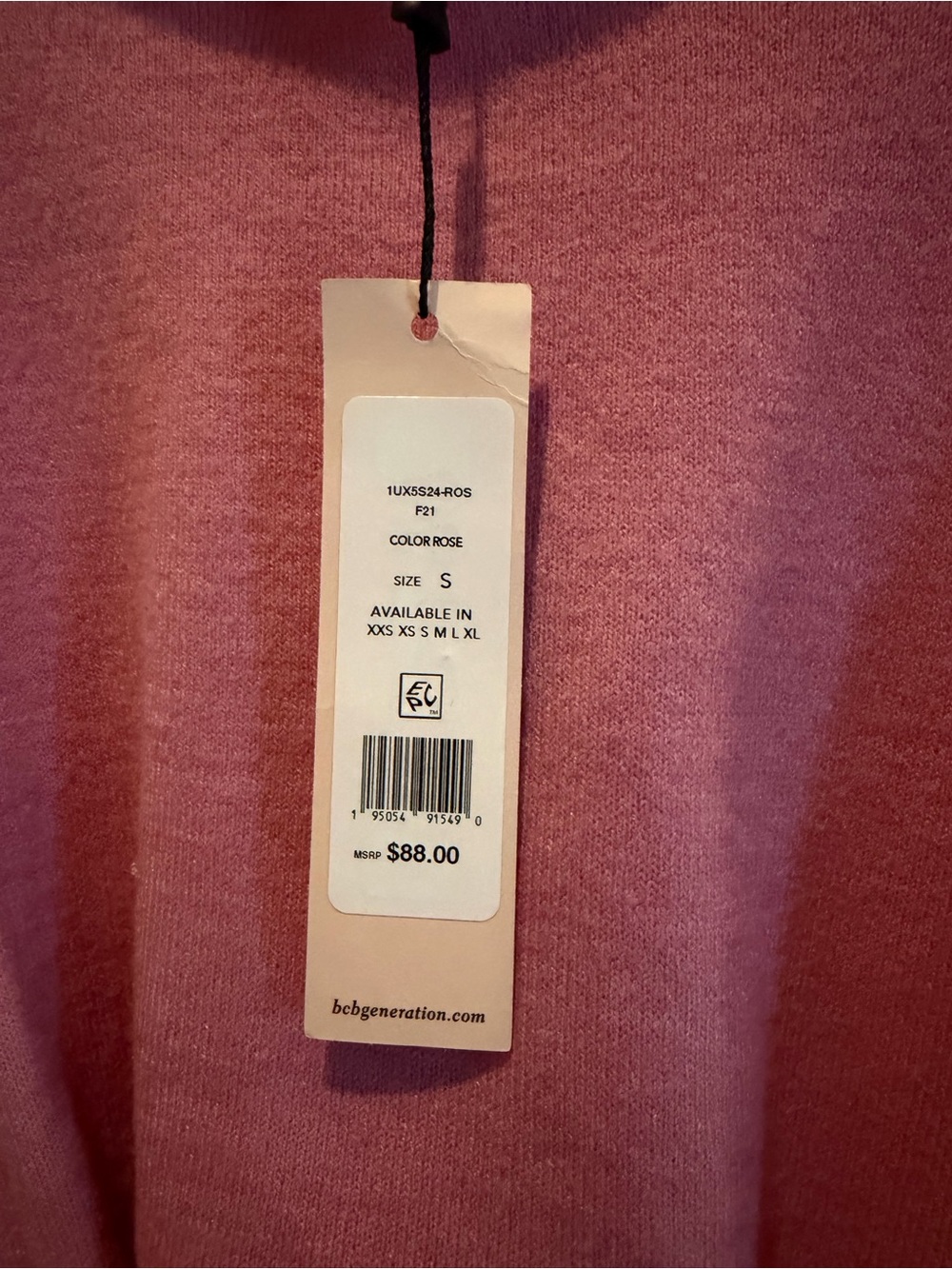 BCBGeneration Tie-Back Sweater Top - Picture 5 of 5
